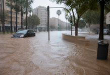 Torrent, en Valencia, vuelve a sufrir lluvias torrenciales
