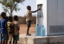 GENAQ convierte el aire en agua potable en una zona de Togo