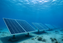 La energía solar funciona bajo el mar a 10 metros de profundidad