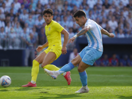 Moleiro iguala el Málaga-Villarreal tras una gran jugada de Akhomach