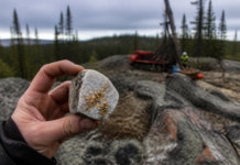Dryden Gold halla oro visible en Mud Lake North, Canadá