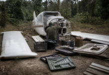 Así desmontaban avionetas para los narcovuelos en Sudamérica