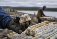 Dryden Gold halla oro visible en Mud Lake North, Canadá