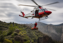Rescatan en helicóptero a un hombre herido en Puntallana