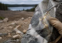 Dryden Gold halla oro visible en Mud Lake North, Canadá