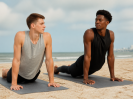 Cooper Flagg y Kai Jones sorprenden con yoga en la playa