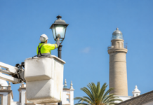 Chipiona estrena 168 luces LED y prevé ahorrar más del 40%