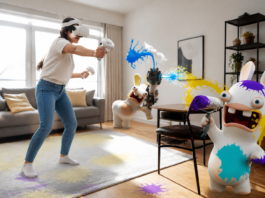 Rabbids: batallas de pintura en realidad virtual para todos