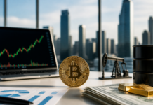 Tecnología y Bitcoin suben: petróleo cae y Treasury supera 5%