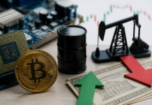 Tecnología y Bitcoin suben: petróleo cae y Treasury supera 5%