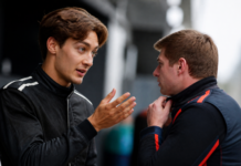 George Russell sorprende con su elogio a Verstappen en Bakú
