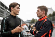 George Russell sorprende con su elogio a Verstappen en Bakú