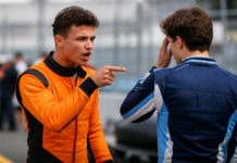 Lando Norris explota contra Colapinto tras abandonar en Bakú