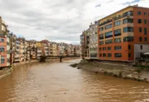 Pego, aislado por la tromba que desbordó el Girona Pego, aislado por la tromba que desbordó el Girona image