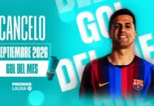 El golazo de João Cancelo que conquista LALIGA en septiembre