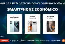 Los tres móviles nominados al mejor smartphone económico de 2026