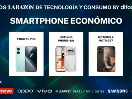 Los tres móviles nominados al mejor smartphone económico de 2026