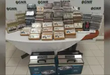 Hallan 300 kilos de cocaína con logos de Vespa en Algarve