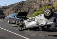 Accidente en Arona: dos heridos tras un choque y vuelco