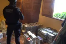 Una gran guardería de cocaína cae tras dos pases en Guadalajara