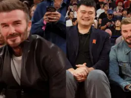 Yao Ming hace diminuto a Beckham en los NBA China Games 2026