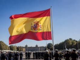 Así sonó el himno de España durante el Día de la Hispanidad