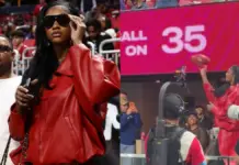 Angel Reese sorprende en el Ravens-Falcons con su lanzamiento