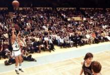 El primer triple de la NBA: Chris Ford y Larry Bird
