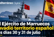 El Ejército marroquí irrumpió en territorio español dos días