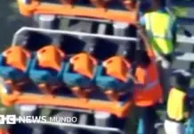 Rescate en la montaña rusa Goliath tras un accidente mortal