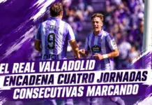 Real Valladolid: cuatro jornadas consecutivas marcando goles