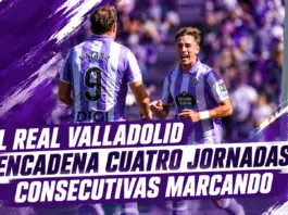 Real Valladolid: cuatro jornadas consecutivas marcando goles