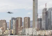 Benidorm prueba el futuro para controlar los drones