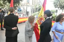 Multitud de ceutíes jura bandera en un acto simbólico por España