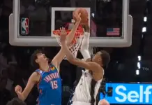 El tapón de Aday Mara a Wembanyama en su debut NBA