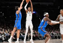 Aday Mara sorprende a Wembanyama con un tapón en la NBA
