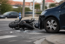 Accidente entre coche y moto deja un herido en Tenerife