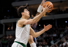 Hugo González firma sus primeros puntos en triunfo de Celtics