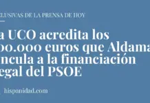 La UCO acredita 300.000 euros ligados al PSOE por Aldama