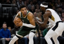 Giannis firma un triple-doble y Miami arrasa a Indiana