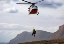 Mujer evacuada en helicóptero tras caer 10 metros en Fuerteventura