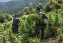 La Guardia di Finanza arrasa 19 cultivos de cannabis en Calabria