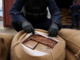 El cacao ocultaba 295 kilos de cocaína rumbo a España
