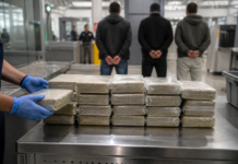 Tres detenidos en Frankfurt al intentar introducir 22 kilos de cocaína