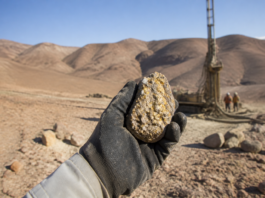 Galantas Gold halla oro de alta ley en Atacama con 11,84
