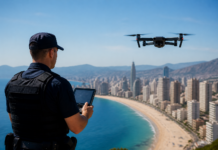 Benidorm prueba el futuro para controlar los drones