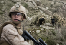 Un marine de EE UU, sorprendido por los francotiradores españoles