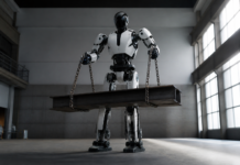 Neo1, el robot humanoide chino de 4 metros que alza 500 kg
