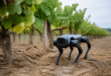 El perro robot con IA que vigila los viñedos de Extremadura
