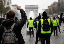 De estudiantes a chalecos amarillos la crisis que sacude a Macron